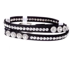 Kamberley Rhinestone Studded Skinny Belt