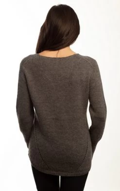 Goode Rider RIDE Sweater -Ariat Store ride sweater heather charcoal back 19037 3758 goode rider 99890.1665773755