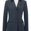 RJ Classics Victory Ladies Show Coat -Ariat Store rj classics victory 4 button coat grey navy 51298 96773.1659024698