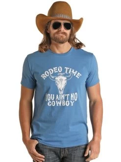 Rock & Roll Denim Men's Rodeo Time Tee