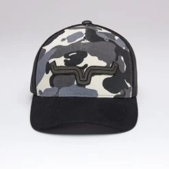 Kimes Ranch Roped LP Trucker Hat -Ariat Store roped lp trucker hat camo front 842606179205 kimes 30578.1684194359