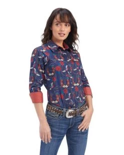 Ariat Kirby Stretch Shirt 22 Ariat Kirby Stretch Shirt -Ariat Store ropey rose kirby ls ropey rose front 10041532 ariat 72024.1674771157