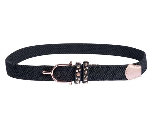 HKM Rose Gold Glamour Elastic Belt 4 HKM Rose Gold Glamour Elastic Belt - Image 2