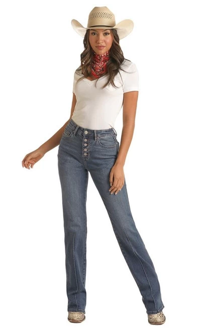 Rock & Roll High Rise Bootcut Jean 3 Rock & Roll High Rise Bootcut Jean