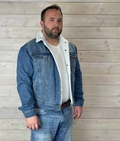 Men's Roper Sherpa Denim Jacket -Ariat Store sherpa denim jacket side roper 08948.1669169981