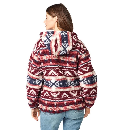 Wrangler Sherpa Print Hoodie 6 Wrangler Sherpa Print Hoodie - Image 4