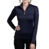 Kastel Denmark Shirt Shirred Shoulder Long Sleeve 1 Kastel Denmark Shirt Shirred Shoulder Long Sleeve -Ariat Store shirred shoulder navy side LSSN kastel 34242.1659728976
