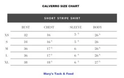 Calverro Short Stripe Show Shirt -Ariat Store short stripe shirt size guide calverro 95251.1622318080