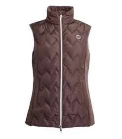 Kingsland Sia Insulated Vest -Ariat Store sia vest coffee front 2230163609 6578 KL 25843.1667003344