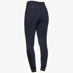Cavalleria Toscana Silicone Logo Breeches Knee Grip -Ariat Store silicone print ct breeches navy back PAD175 JE010 7E00 cavalleria toscana 53455.1659819220