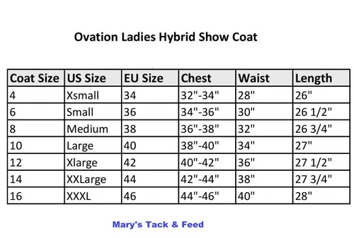 Ovation Hybrid Show Coat 4 Ovation Hybrid Show Coat - Image 2