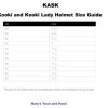 KASK Kooki Helmet -Ariat Store size guide kooki helmet kask 10404.1631828785
