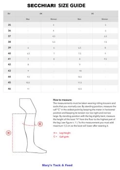 Secchiari Classic Field Boots 15 Secchiari Classic Field Boots -Ariat Store size guide secchiari boots 21367.1642365691