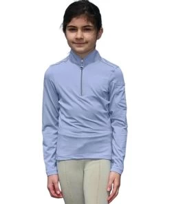 Girls Chestnut Bay SkyCool Shirt Long Sleeve -Ariat Store skycool shirt LS wisteria chestnut bay 39607.1663624643