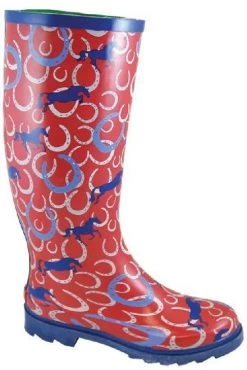 Smoky Mountain Rubber Rain Boots 9 Smoky Mountain Rubber Rain Boots -Ariat Store smoky mtn boot horseshoes red 002 27900.1683841944
