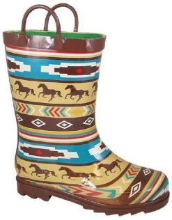Kids Smoky Mountain Rubber Rain Boots