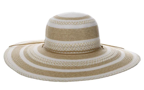 Capelli Yuri Striped Toyo Straw Hat 4 Capelli Yuri Striped Toyo Straw Hat - Image 2