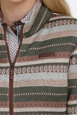 Cinch Sweater Knit Bomber Jacket -Ariat Store sweater knit bomber sherpa multicolor detail MAJ9861001 cinch 04837.1638659666