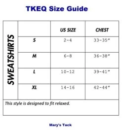 TKEQ TROT Crew Sweatshirt -Ariat Store sweatshirts size guide tkeq 41616.1688590134