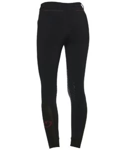 Cavalleria Toscana Team Red Stripe Knee Grip Breeches 12 Cavalleria Toscana Team Red Stripe Knee Grip Breeches -Ariat Store team red stripe breech black back PAD160 JE010 9999 CT 91249.1639868900