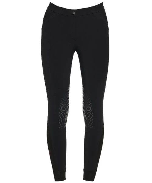 Cavalleria Toscana Team Red Stripe Knee Grip Breeches 7 Cavalleria Toscana Team Red Stripe Knee Grip Breeches - Image 5