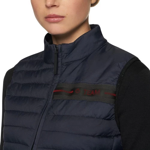 Cavalleria Toscana Team Red Stripe Quilted Vest 4 Cavalleria Toscana Team Red Stripe Quilted Vest - Image 2