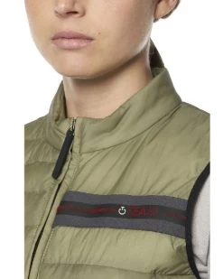 Cavalleria Toscana Team Red Stripe Quilted Vest