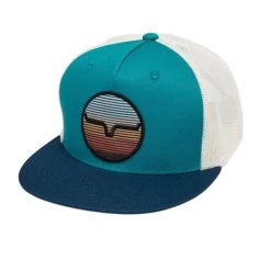 Kimes Ranch The Graduate Trucker Hat -Ariat Store the graduate trucker hat teal hero 842606178963 kimes 20119.1684196149