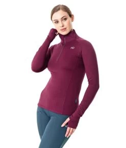 Horseware Ireland Horseware Thea Tech Quarter Zip Fleece -Ariat Store thea tech quarter zip fleece beetroot side CKHCTA HW 95663.1663956372