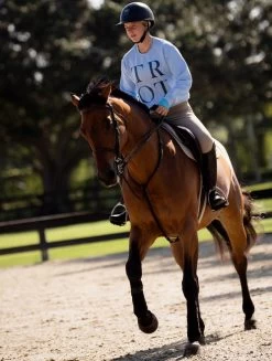 TKEQ TROT Crew Sweatshirt -Ariat Store trot sweatshirt coast riding TKEQ 24302.1688590006