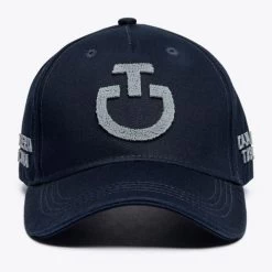 Cavalleria Toscana Tufted Stitch Cap -Ariat Store tufted stitch cap navy front CPU023 GA002 7901 CT 01207.1678573790