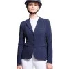 Samshield Victorine Satin Show Jacket 2 Samshield Victorine Satin Show Jacket -Ariat Store victorine satin jacket navy front 3059 samshield 96381.1638827316