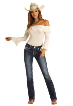 Rock & Roll Vintage Mid Rise Bootcut Jean