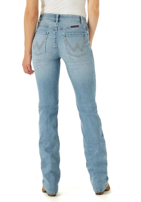 Wrangler Willow Riding Jean Light Wash 4 Wrangler Willow Riding Jean Light Wash - Image 2