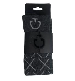 Cavalleria Toscana Logo Wool Socks -Ariat Store wool socks logo grey package CZN038 AB038 8980 CT 52233.1671504596