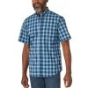 Men's Wrangler WR Plaid Shirt Short Sleeve -Ariat Store wr plaid shirt ss multi blue front 112314782 wrangler 76917.1654121032