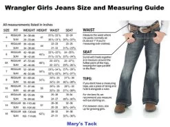 Girls Wrangler Claire Bootcut Jean 9 Girls Wrangler Claire Bootcut Jean -Ariat Store wrangler girl jeans size chart 26360.1666668756